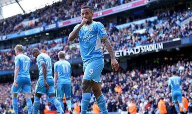Jesus hits four as Man City extend lead at top with thrashing of Watford