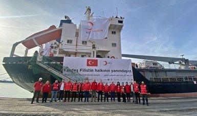3rd Turkish Red Crescent ship carrying humanitarian aid sets sail for Gaza