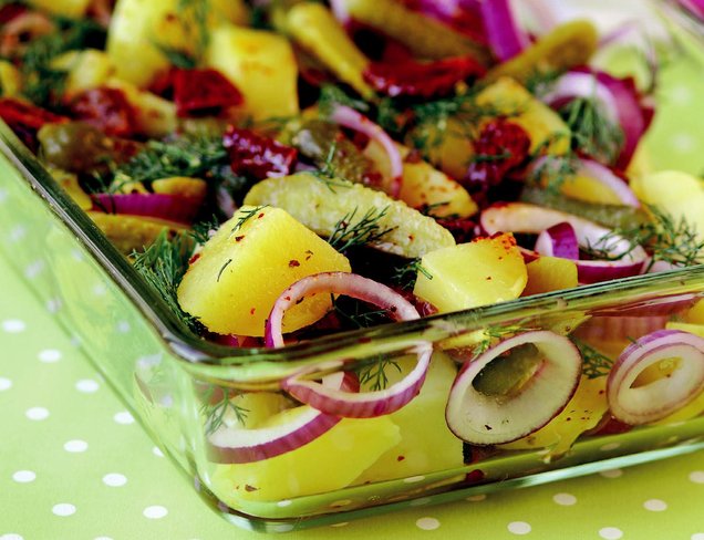 Soya Soslu Patates Salatası