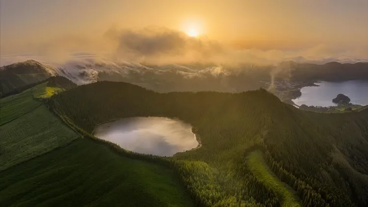 Sunset in the Azores