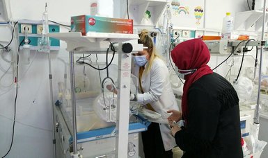 Clinic set up by Turkey in northern Syria offers education to hundreds of women on maternity and childcare
