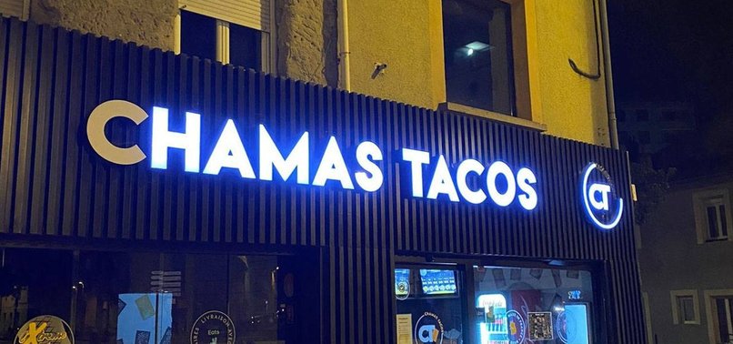 FRENCH RESTAURANT SPARKS CONTROVERSY BECAUSE OF MALFUNCTIONING HAMAS SIGN