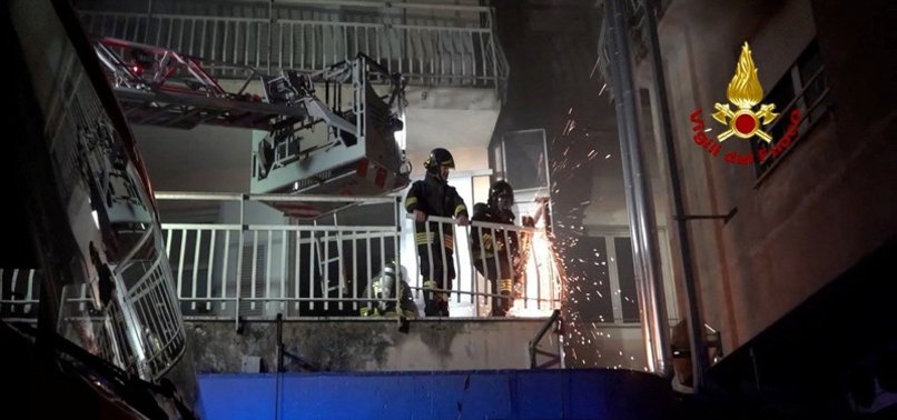 THREE DIE IN ITALIAN HOSPITAL FIRE