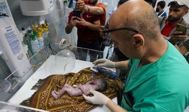 Gazan doctors save baby of Palestinian pregnant woman killed by Israeli soldiers