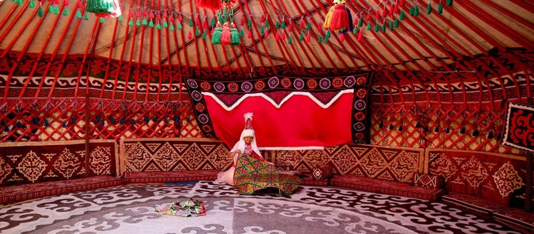 Kapadokya’daki ’Kırgız Obası’nda Türk kültürünü tanıtıyorlar