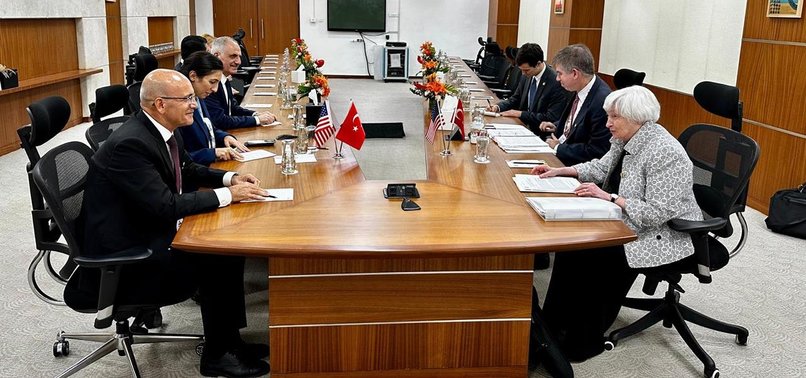 MINISTER ŞIMŞEK HOLDS A MEETING WITH HIS AMERICAN COUNTERPART, SECRETARY YELLEN