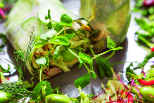 Kaju Soslu Sebzeli Pirinç Roll