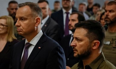 Polish leader Andrzej Duda promises Ukraine help with grain transit amid dispute