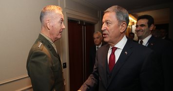 Turkish defense minister urges top US general to cut YPG ties