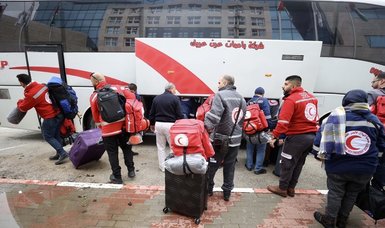 73-member Palestinian team heads to Türkiye, Syria for quake relief