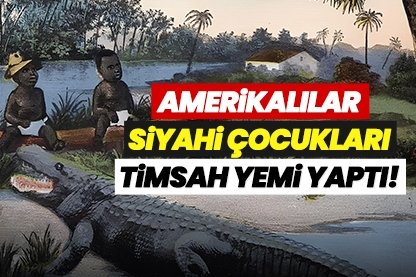 Siyahi çocuklar nasıl timsah yemi yapıldı?