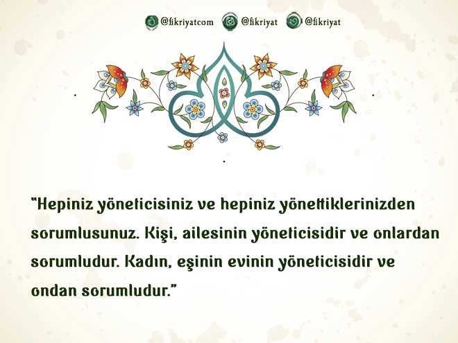 Hz. Peygamberin ümmetine tavsiyeleri