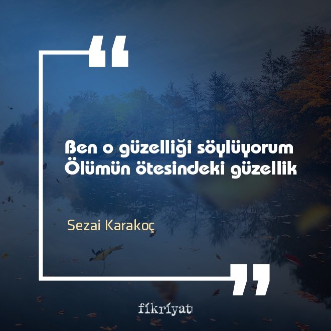 Sezai Karakoç şiirinde ölüm