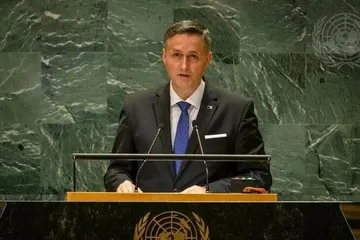 Boşnak lider Becirovic, BM 81. Genel Kurulu’nda Gazze’deki soykırıma dikkati çekti: