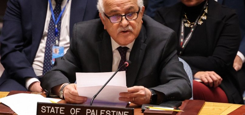 UN SECURITY COUNCIL RESOLUTION STEP IN RIGHT DIRECTION: PALESTINIAN ENVOY