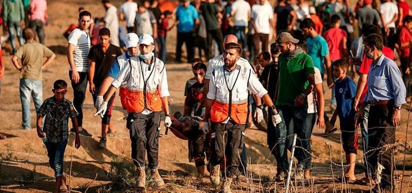 PALESTINIAN KILLED BY ISRAEL FIRE AT GAZA BORDER