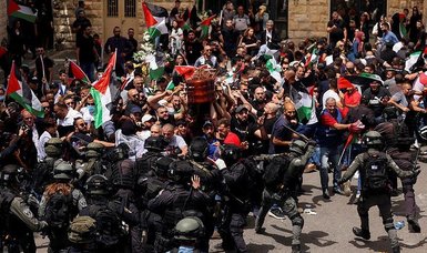 Israeli minister Esawi Frej slams police for attacking funeral of Al Jazeera journalist Shireen Abu Akleh