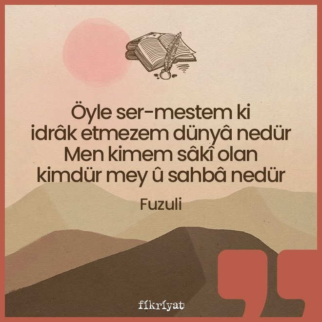 Öyle Ser-mestem ki İdrâk Etmezem Dünyâ Nedür