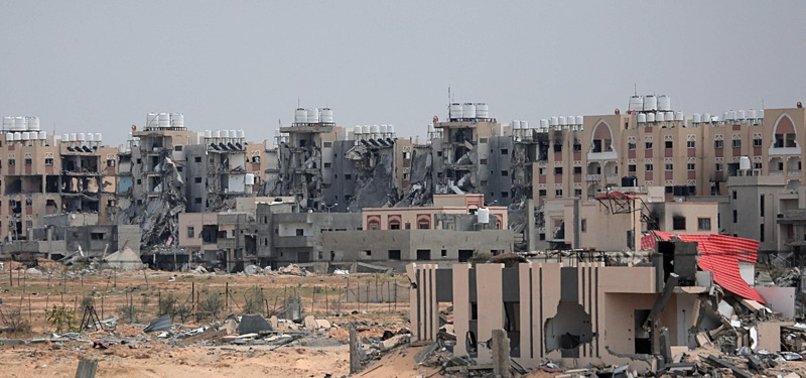COMPLETELY PULVERIZED: ISRAELI BOMBARDMENT RAZES AREAS SURROUNDING HOSPITAL IN GAZA