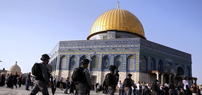 Scores of Israelis storm Jerusalem's Al-Aqsa complex to celebrate Hanukkah