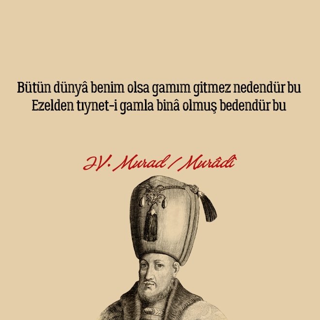IV. Murad şiirleri