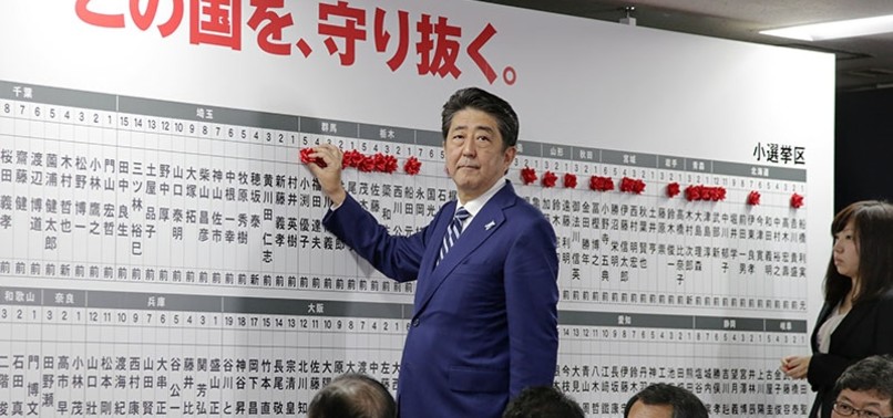 EXIT POLLS SHOW SUPERMAJORITY WIN FOR JAPAN PM ABES RULING COALITION