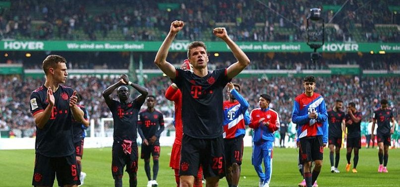 BAYERN SNATCH 2-1 WIN AT WERDER TO OPEN UP FOUR-POINT LEAD
