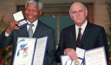 Last apartheid leader De Klerk's Nobel Prize stolen in S.Africa