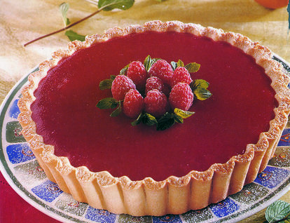 Böğürtlenli Tart