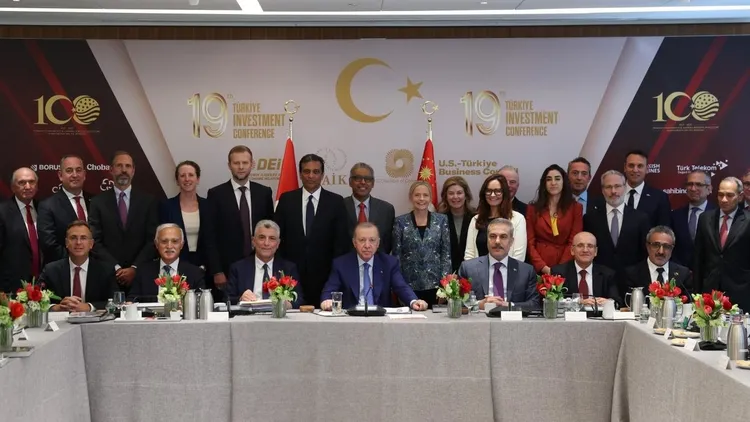 Erdogan meets business leaders in New York during UN visit