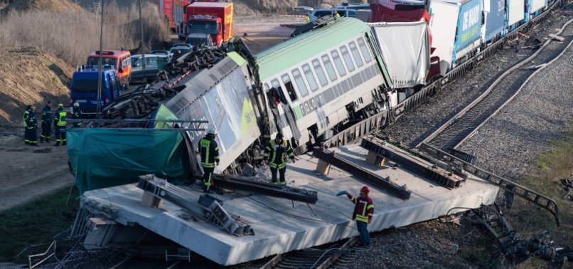 POLICE IN GERMANY INVESTIGATE DEADLY FREIGHT TRAIN DERAILMENT