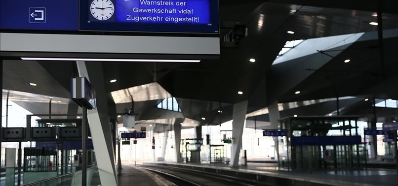 RAILWAY STRIKE CAUSES TRAVEL CHAOS IN AUSTRIA
