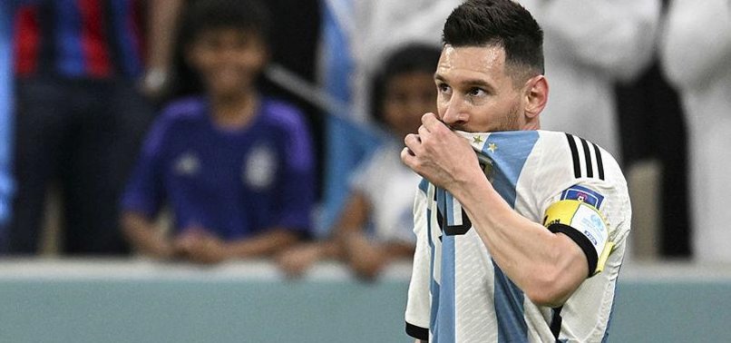 MARADONA IS WATCHING US FROM ABOVE AND PUSHING US: MESSI