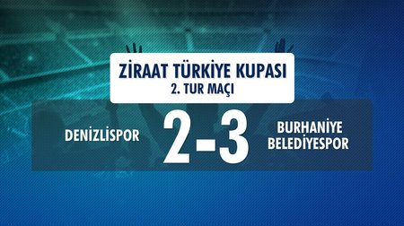 Denizlispor 2 - 3 Burhaniye Belediyespor (Ziraat Türkiye Kupası 2. Tur Maçı) 