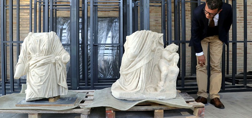STATUE OF HYGIEIA AND EROS UNCOVERED IN SOUTHERN TURKEY