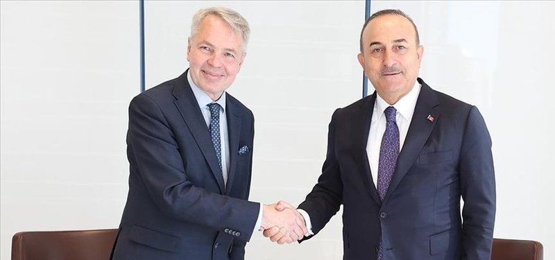 Turkish, Finnish foreign ministers talk NATO enlargement