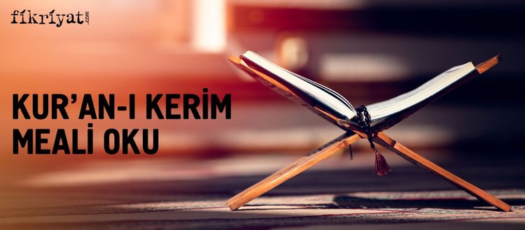 Meal Oku Kur An I Kerim Meali Oku Fikriyat Gazetesi