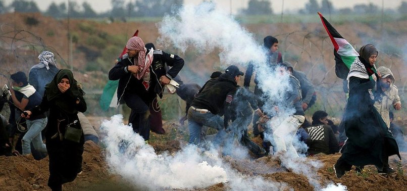PALESTINIANS RALLY FOR 76TH CONSECUTIVE FRIDAY IN GAZA
