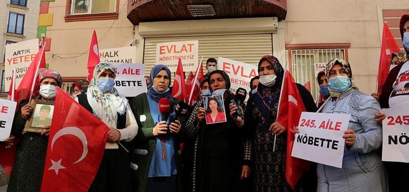 ANOTHER KURDISH FAMILY JOINS ANTI-PKK SIT-IN PROTEST IN TURKEY SOUTHEASTERN DIYARBAKIR PROVINCE