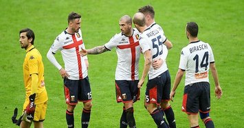 Genoa stun AC Milan at empty San Siro to boost survival hopes