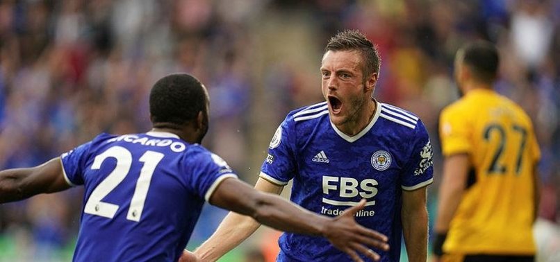 JAMIE VARDY POUNCES TO GIVE LEICESTER 1-0 WIN OVER WOLVERHAMPTON WANDERERS