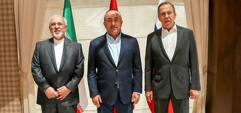 IRAN, RUSSIA AND TURKEY DIPLOMATS MEET AHEAD OF SYRIA SUMMIT