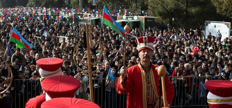 AZERIS TAKE TO STREETS TO CELEBRATE FIRST ANNIVERSARY OF KARABAKH VICTORY