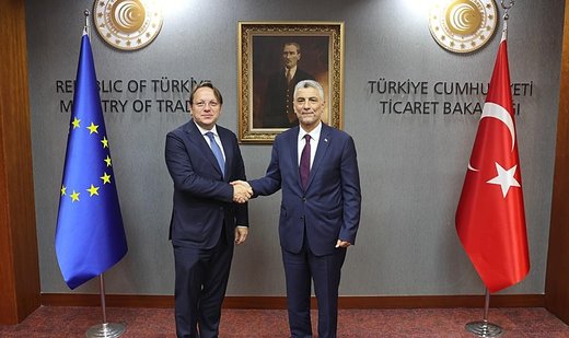 Turkish trade minister, European commissioner discuss Türkiye-EU relations