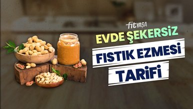 EV YAPIMI ŞEKERSİZ FISTIK EZMESİ🥜
