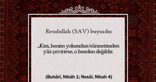 Peygamber Efendimizin bizden değildir buyurdukları