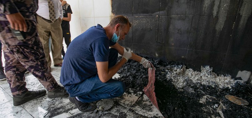 ISRAELI SETTLERS SET FIRE TO MOSQUE IN OCCUPIED WEST BANK