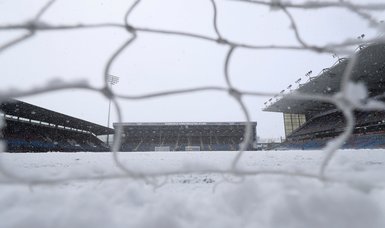English Premier League match postponed due to snowfall
