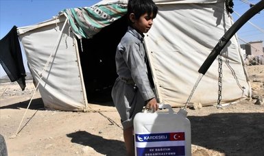 Turkish charity distributes aid in Yemen