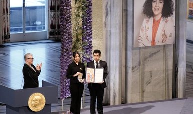Children of Nobel winner Mohammadi 'worried' about her health